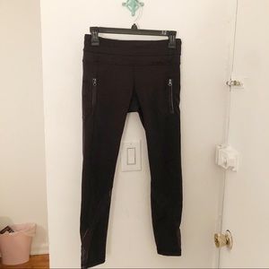 Lululemon Luxtreme pants with mesh paneling